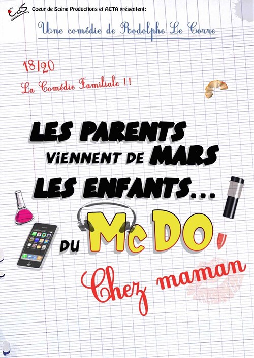 Les Parents Viennent De Mars, Les Enfants Du Mcdo ! Chez Maman